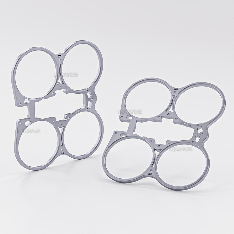 輕量化鎂合金壓鑄一體成型四軸無(wú)人機(jī)飛行器防撞框架定制